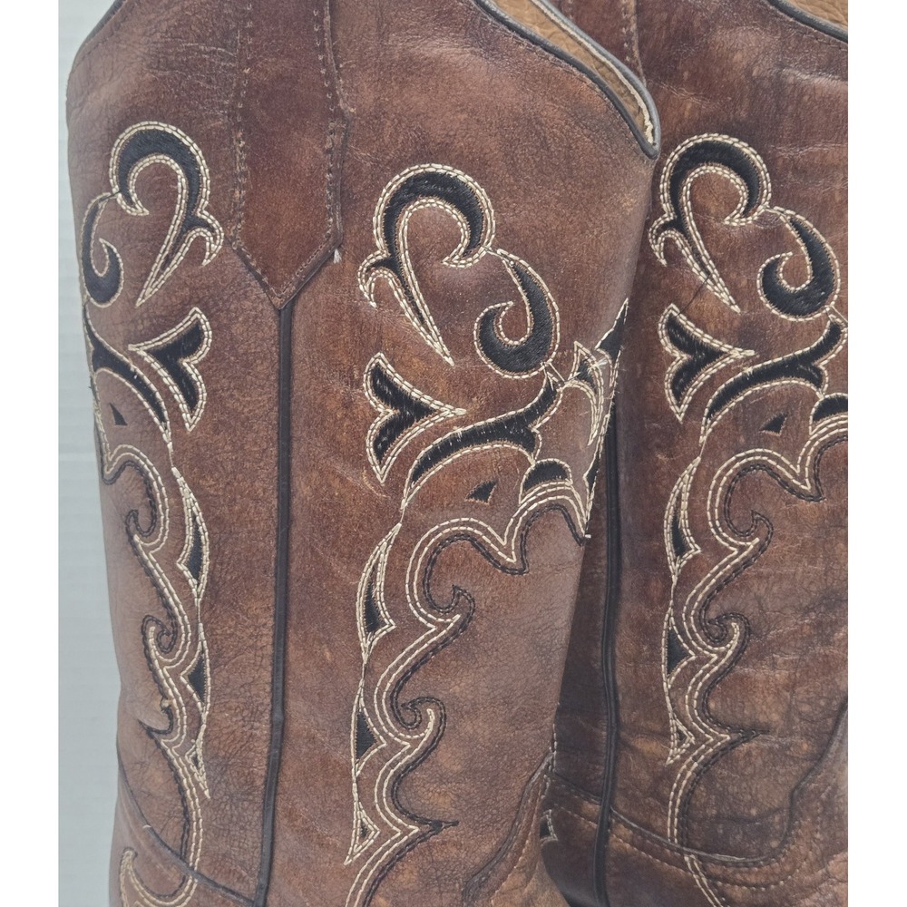 Circle G by Corral Womens Side Embroidery Snip Toe Leather Western Boots L5247 - Picture 3 of 16